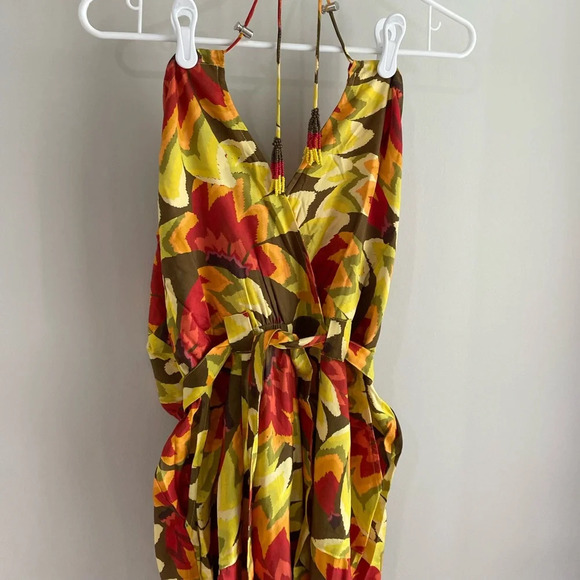 Farm Rio x Anthropologie Fruit Print Sleeveless Jumpsuit - Extra Small XS - NWT - Picture 7 of 11